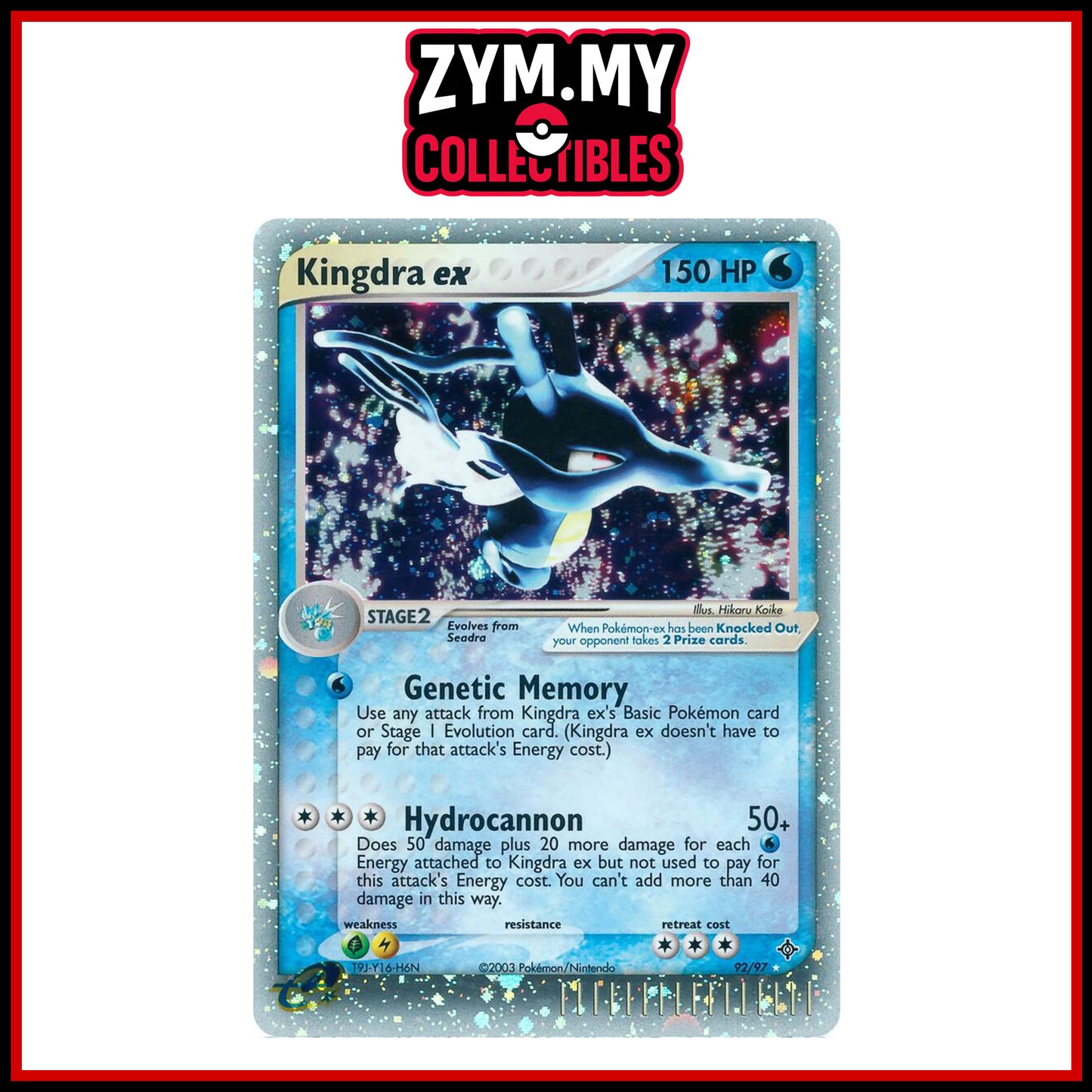 Kingdra ex Holo - 92/97 - EX Dragon [EN]