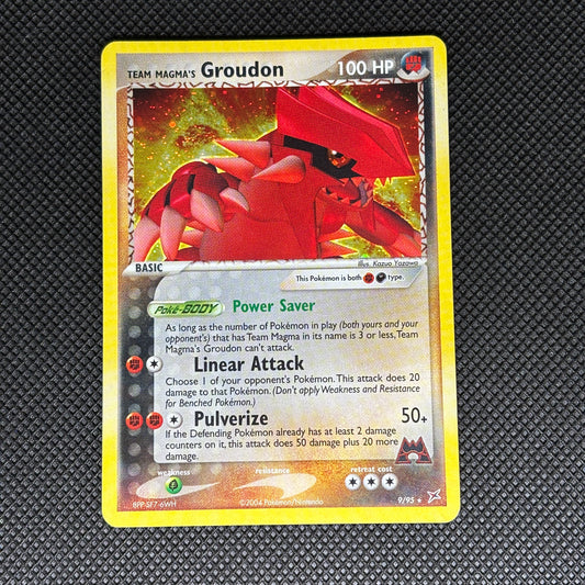 Team Magma's Groudon Holo 9/95 - Team Magma & Team Aqua [EN]