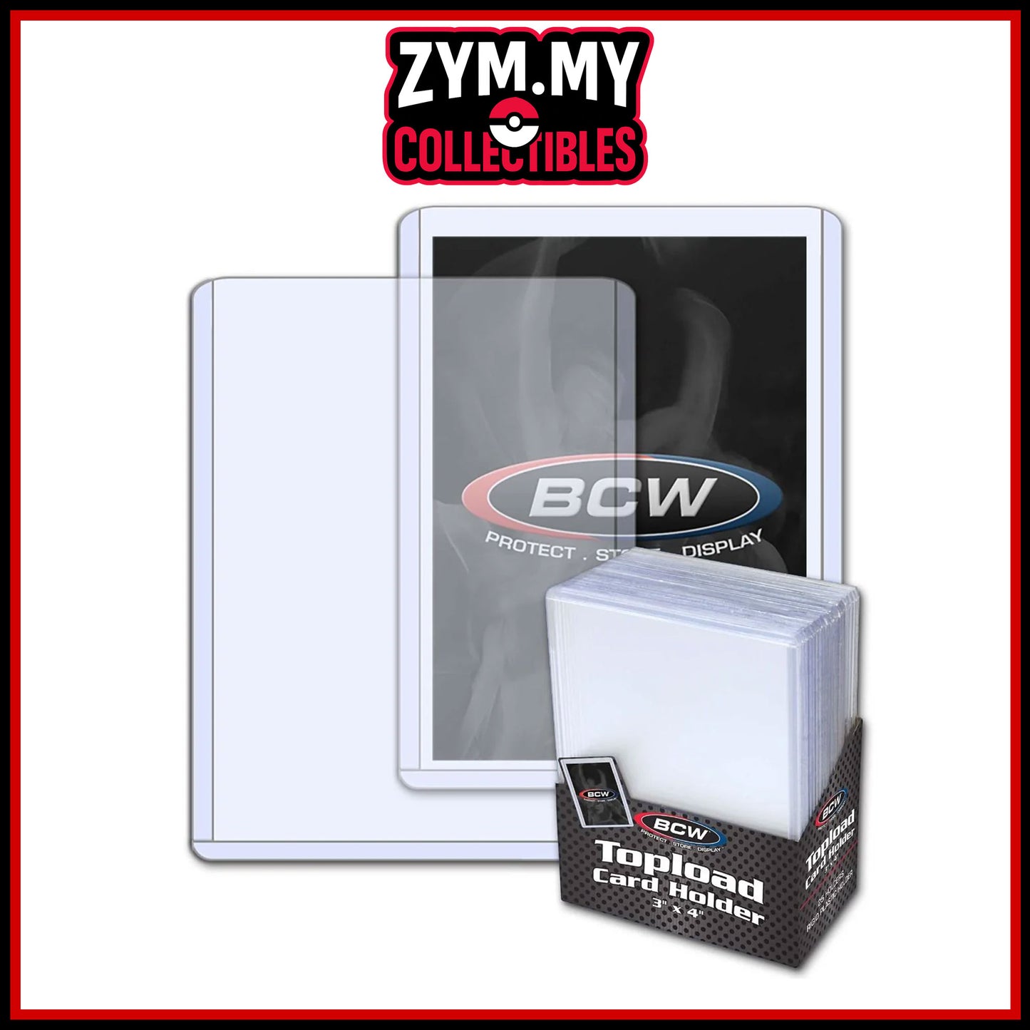 BCW TopLoader 35pt 3"x4" Regular