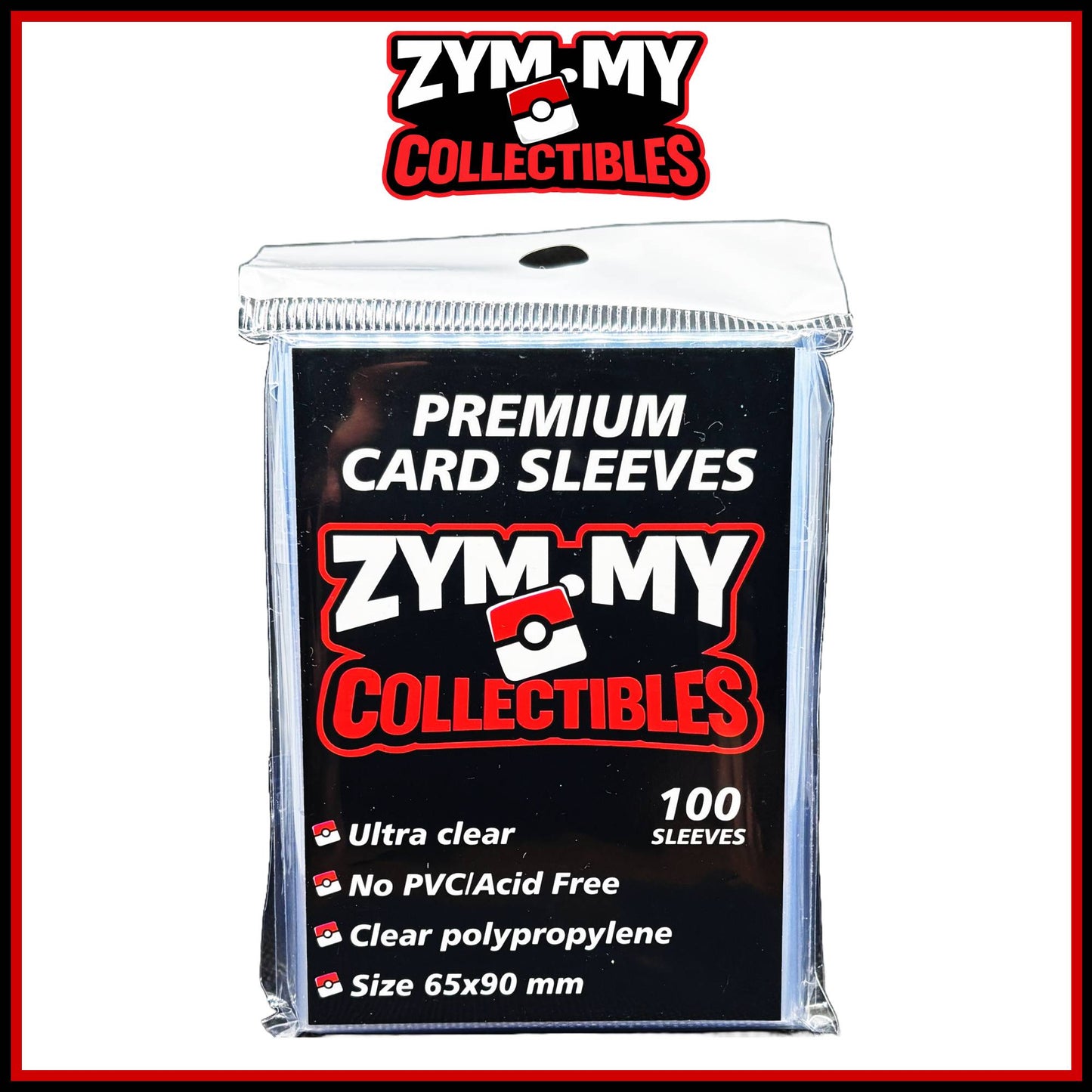 Zym.my Premium Card Sleeves 100pcs